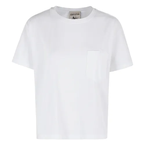 Tops > T-Shirts - - Semicouture - Modalova