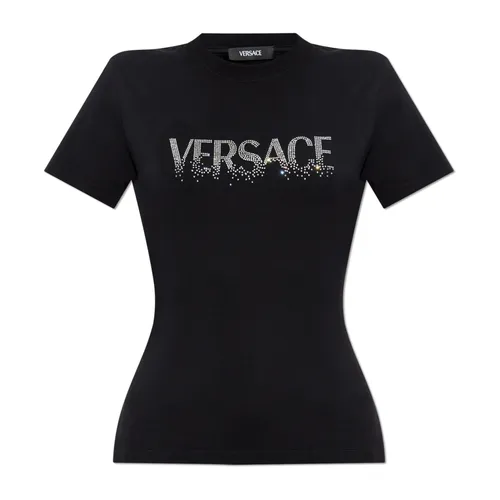 Versace - Tops > T-Shirts - Black - Versace - Modalova