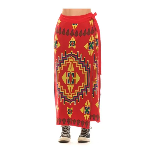 Akep - Skirts > Maxi Skirts - Red - Akep - Modalova