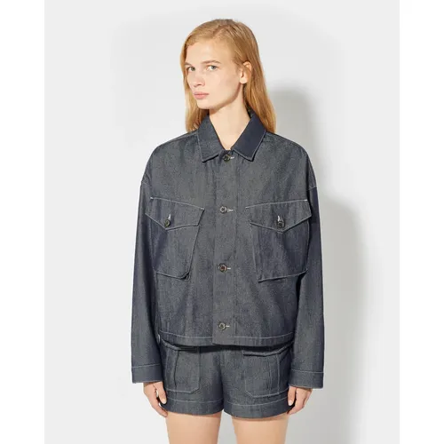 Jackets > Denim Jackets - - Philippe Model - Modalova