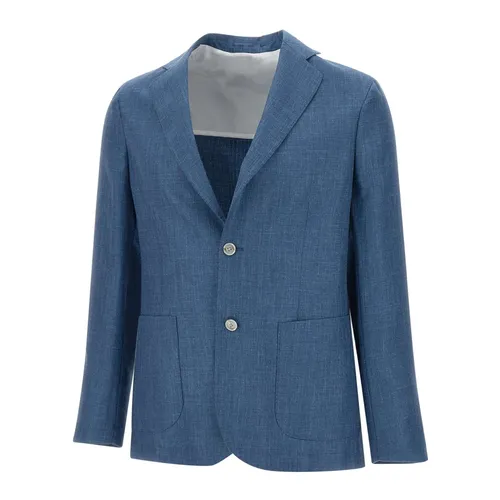 Barba - Jackets > Blazers - Blue - Barba - Modalova