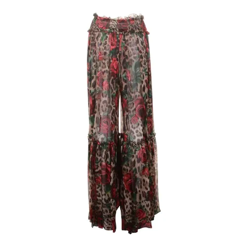 Trousers > Wide Trousers - - Dolce & Gabbana - Modalova