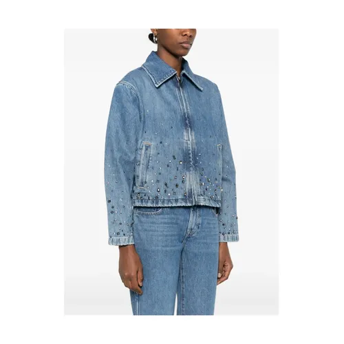 Jackets > Denim Jackets - - 7 For All Mankind - Modalova