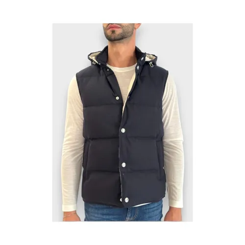 Eleventy - Jackets > Vests - Blue - Eleventy - Modalova
