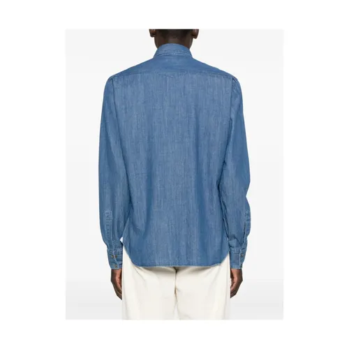 Shirts > Denim Shirts - - Barba - Modalova