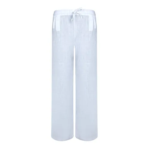 Trousers > Wide Trousers - - 120% Lino - Modalova