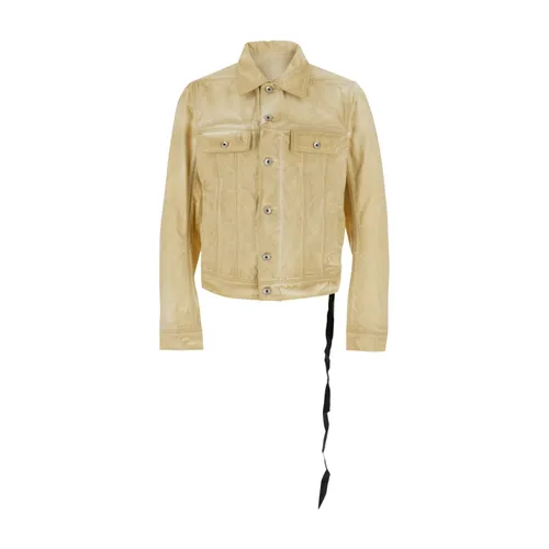 Jackets > Denim Jackets - - Rick Owens - Modalova