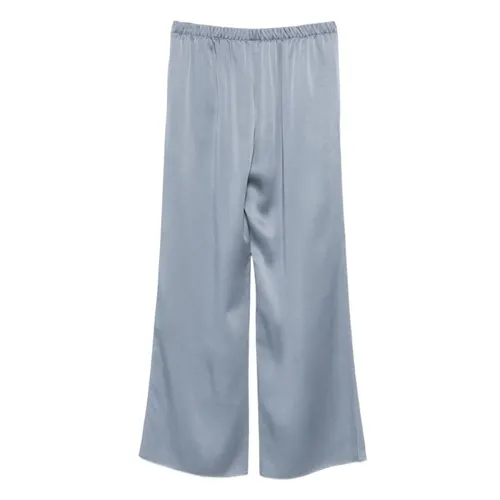 Trousers > Wide Trousers - - Le Tricot Perugia - Modalova