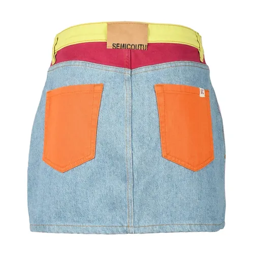 Skirts > Denim Skirts - - Semicouture - Modalova