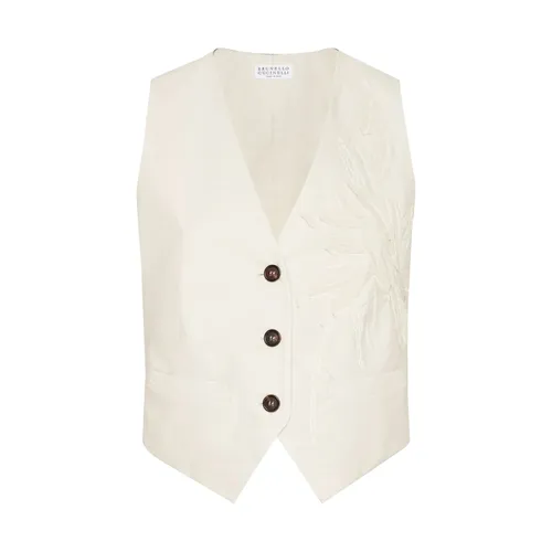 Jackets > Vests - - Brunello Cucinelli - Modalova
