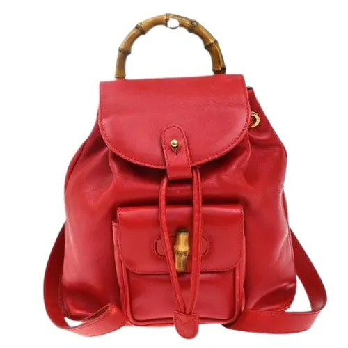 Pre-owned > Pre-owned Bags > Pre-owned Backpacks - - Gucci Vintage - Modalova