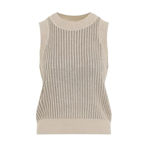 Tops > Sleeveless Tops - - Ermanno Scervino - Modalova