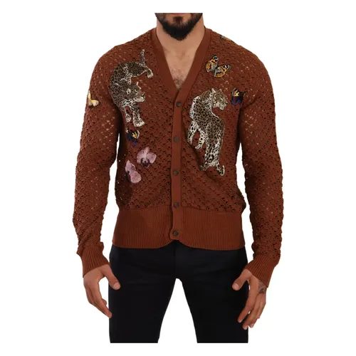 Knitwear > Cardigans - - Dolce & Gabbana - Modalova