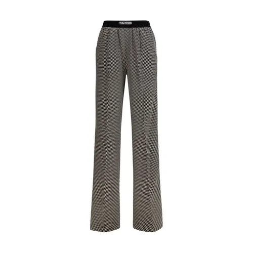 Trousers > Wide Trousers - - Tom Ford - Modalova