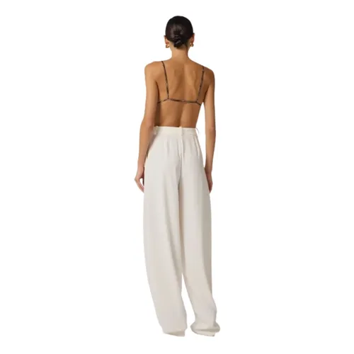 Trousers > Wide Trousers - - Elisabetta Franchi - Modalova