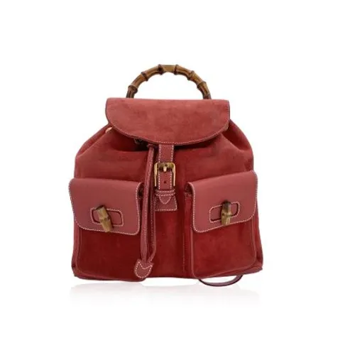 Pre-owned > Pre-owned Bags > Pre-owned Backpacks - - Gucci Vintage - Modalova