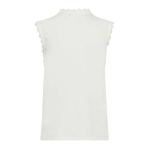 Tops > Sleeveless Tops - - Cream - Modalova