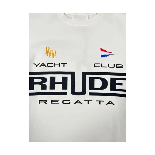 Rhude - Tops > T-Shirts - White - Rhude - Modalova