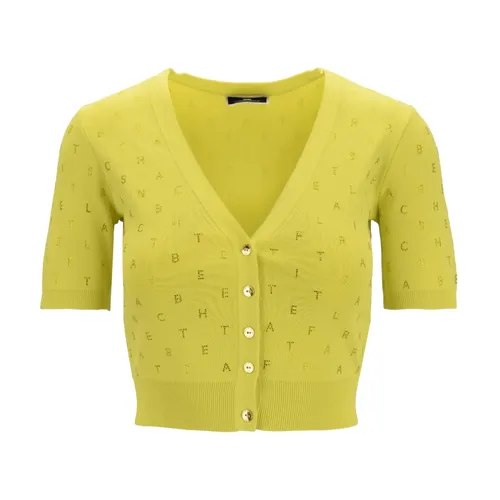 Knitwear > Cardigans - - Elisabetta Franchi - Modalova