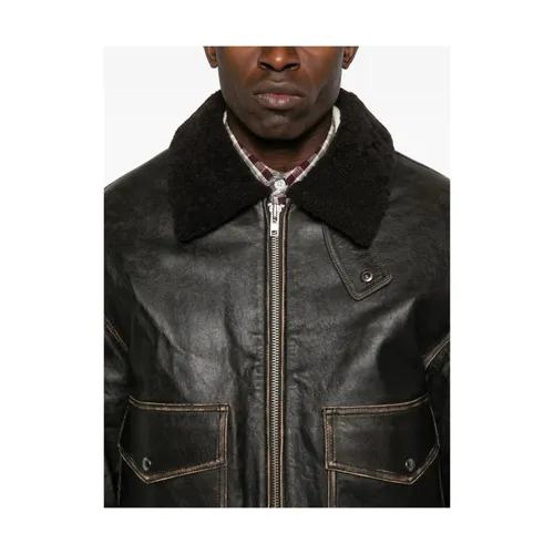Jackets > Leather Jackets - - Dunst - Modalova