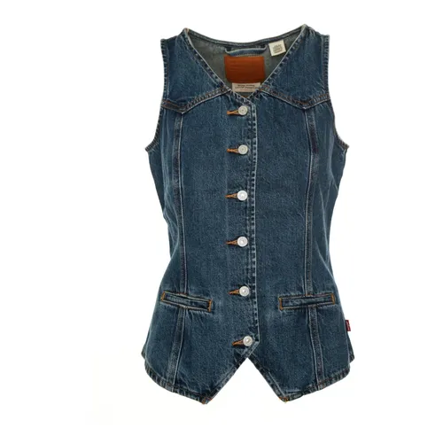 Levi's - Jackets > Vests - Blue - Levi's - Modalova