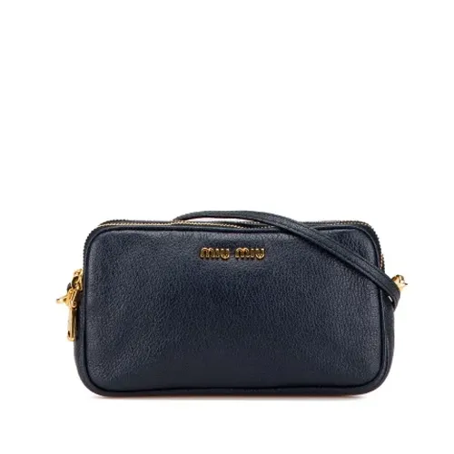 Pre-owned > Pre-owned Bags > Pre-owned Cross Body Bags - - Miu Miu Pre-owned - Modalova