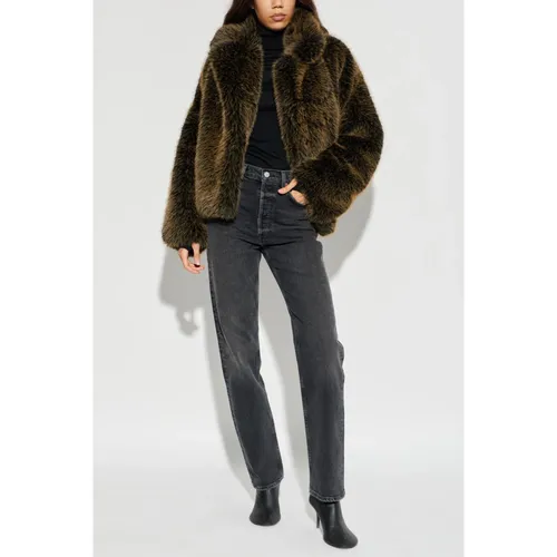 Jackets > Faux Fur & Shearling Jackets - - Stand Studio - Modalova
