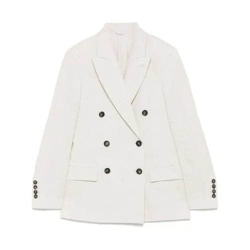 Jackets > Blazers - - Brunello Cucinelli - Modalova