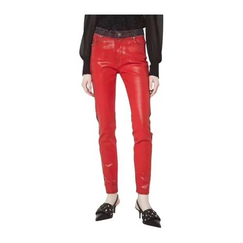 Trousers > Leather Trousers - - John Richmond - Modalova