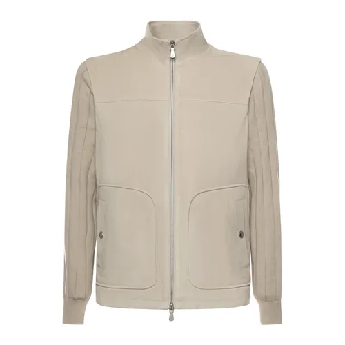 Jackets > Leather Jackets - - Eleventy - Modalova