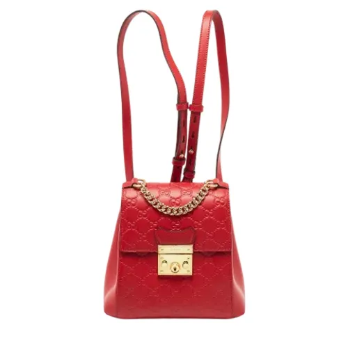 Pre-owned > Pre-owned Bags > Pre-owned Backpacks - - Gucci Vintage - Modalova