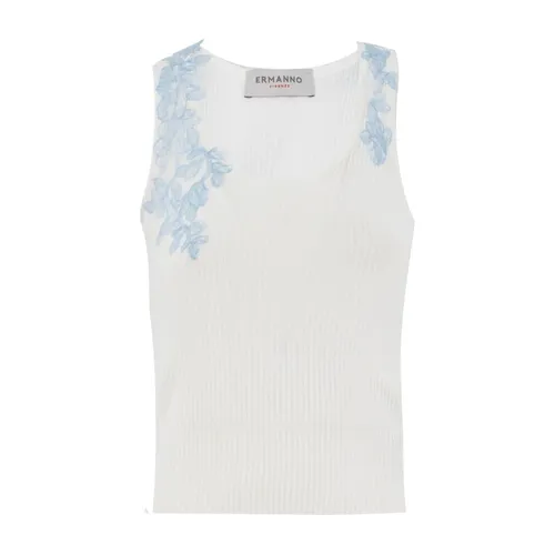 Tops > Sleeveless Tops - - Ermanno Scervino - Modalova