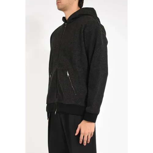 Sweatshirts & Hoodies > Zip-throughs - - Daniele Alessandrini - Modalova
