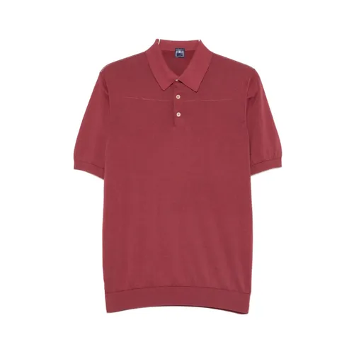 Fedeli - Tops > Polo Shirts - Red - Fedeli - Modalova