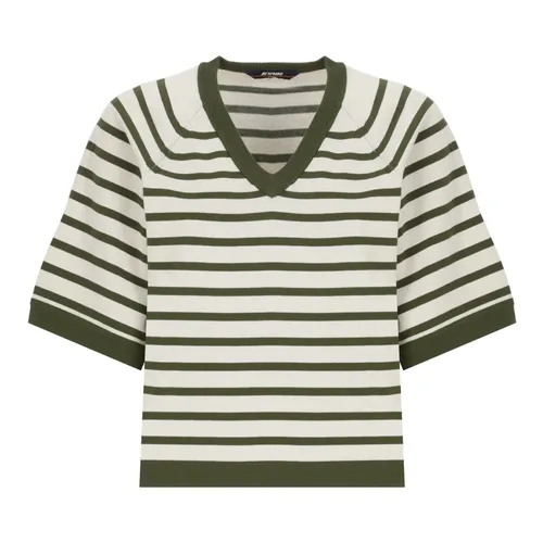 Knitwear > V-neck Knitwear - - K-Way - Modalova