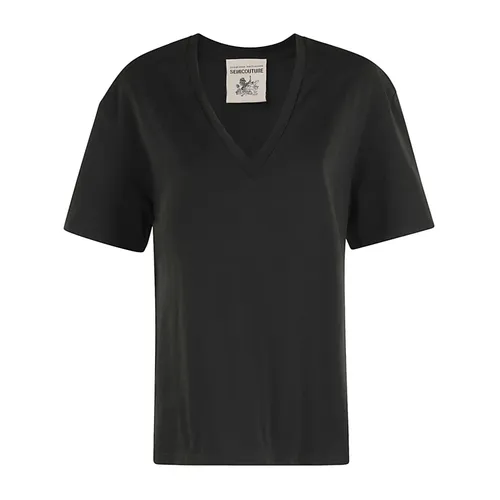 Tops > T-Shirts - - Semicouture - Modalova