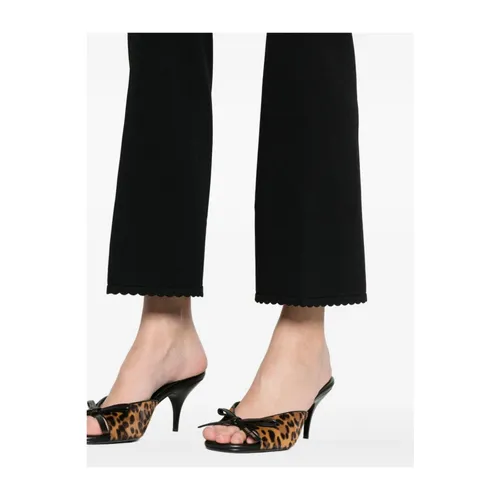Trousers > Cropped Trousers - - Twinset - Modalova