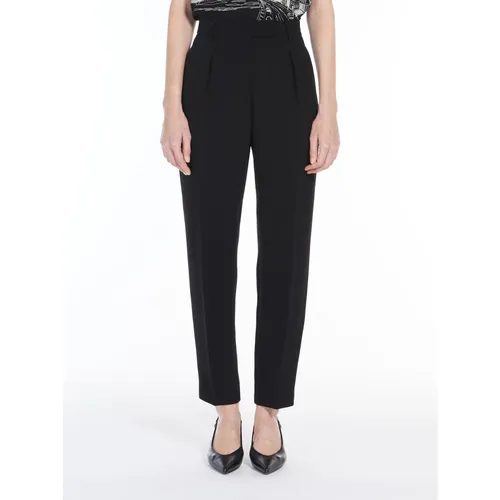 Trousers > Tapered Trousers - - Max Mara Studio - Modalova