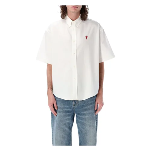 Shirts > Short Sleeve Shirts - - Ami Paris - Modalova