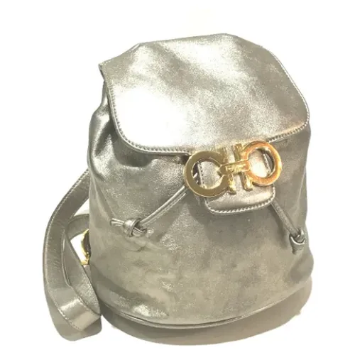 Pre-owned > Pre-owned Bags > Pre-owned Backpacks - - Salvatore Ferragamo Pre-owned - Modalova