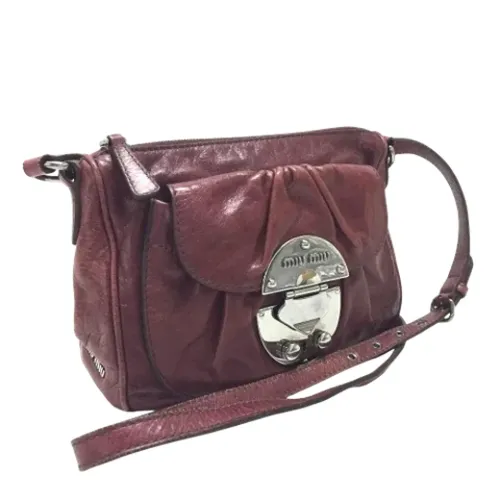Pre-owned > Pre-owned Bags > Pre-owned Cross Body Bags - - Miu Miu Pre-owned - Modalova