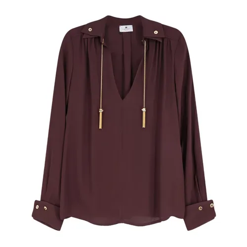 Blouses & Shirts > Blouses - - Elisabetta Franchi - Modalova