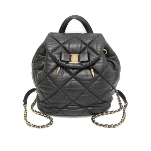 Pre-owned > Pre-owned Bags > Pre-owned Backpacks - - Salvatore Ferragamo Pre-owned - Modalova