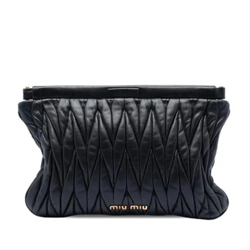 Pre-owned > Pre-owned Bags > Pre-owned Clutches - - Miu Miu Pre-owned - Modalova