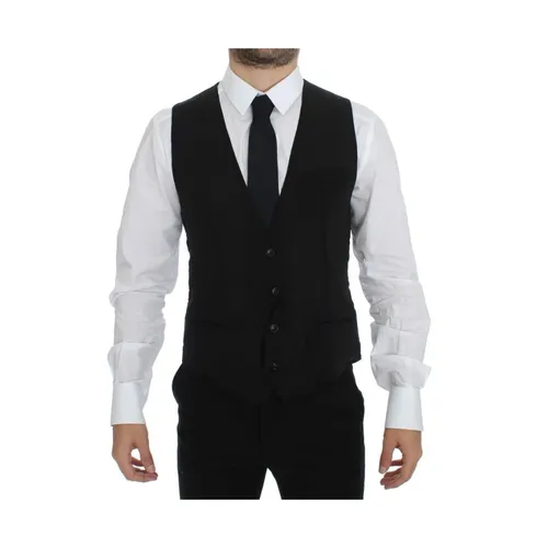 Suits > Suit Vests - - Dolce & Gabbana - Modalova