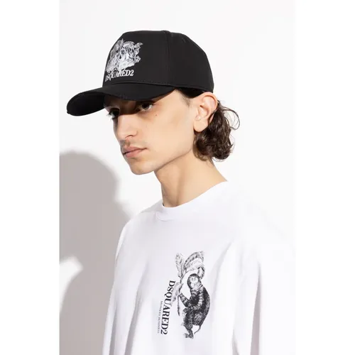Accessories > Hats > Caps - - Dsquared2 - Modalova