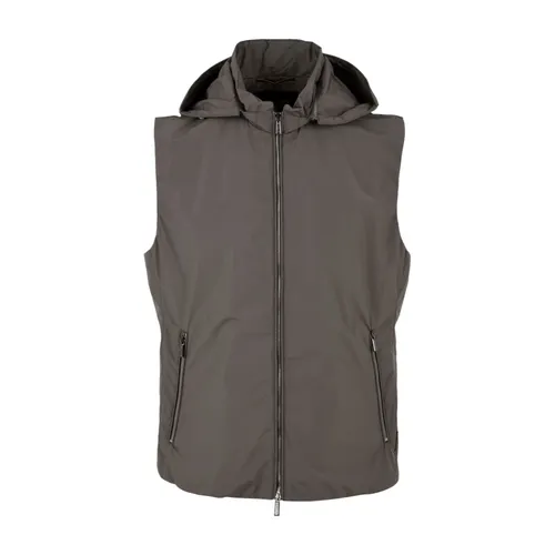 Moorer - Jackets > Vests - Gray - Moorer - Modalova