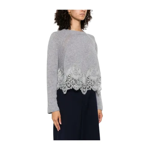 Knitwear > Cashmere Knitwear - - Ermanno Scervino - Modalova