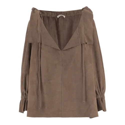 Jackets > Leather Jackets - - By Malene Birger - Modalova