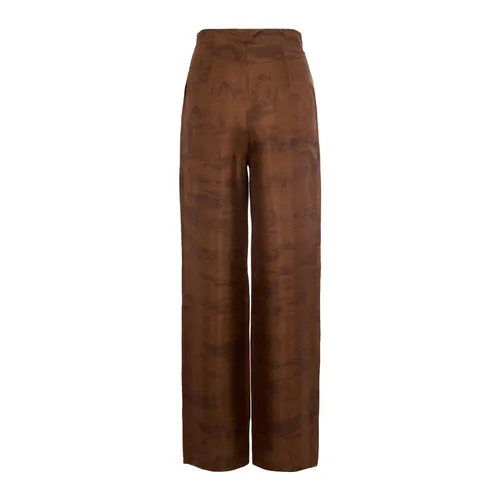 Trousers > Wide Trousers - - Max Mara Studio - Modalova
